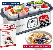 Ultimate Probiotic Yogurt Maker for Easy-to-Make Live Probiotics at Home with Ad