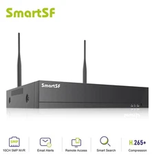 10CH 5MP NVR IP Network Security Video Recorder H.265+ Remote APP