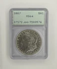 1887 MORGAN SILVER DOLLAR PCGS MS64 *VINTAGE OGH RATTLER* VAM*Die Clash*