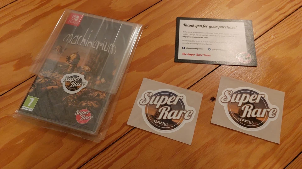 Machinarium Nintendo Switch Super Rare Games + Booster