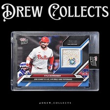 Kyle Schwarber 2024 Topps NOW Game-Used Base Relic #638C /49 Phillies