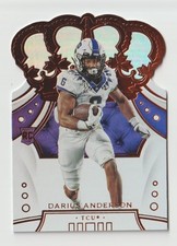 2020 Panini Chronicles Draft Picks Crown Royale #54 Darius Anderson RC - TCU