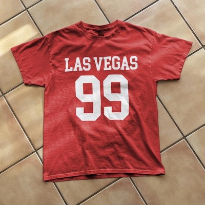 Las Vegas 99 vintage red tee retro 1999 souvenir old school T-shirt