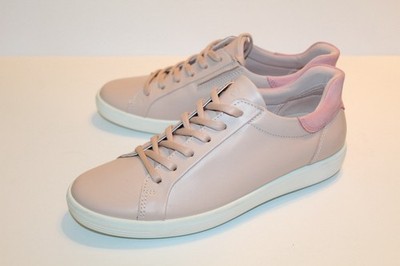 ECCO Soft 7 Women s Leather Casual Sneaker Shoe Size US 10 Rose NEW