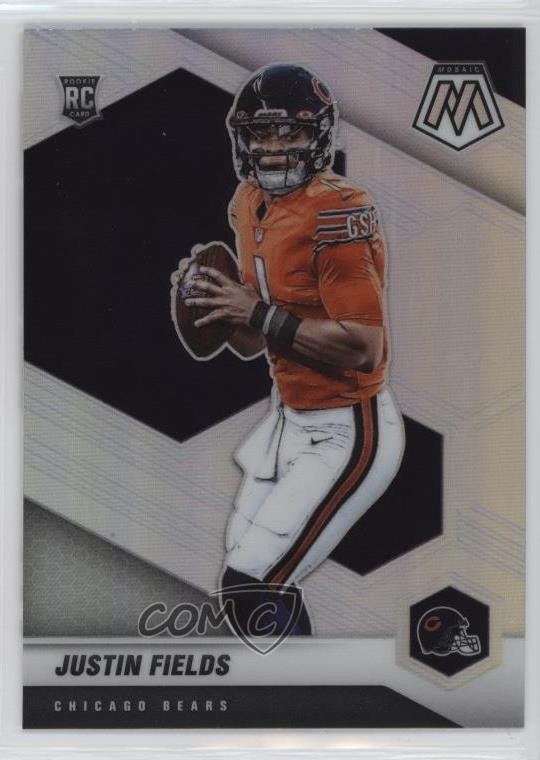 2021 Panini Mosaic Rookie Variations Silver Prizm Justin Fields #304-V 11mg
