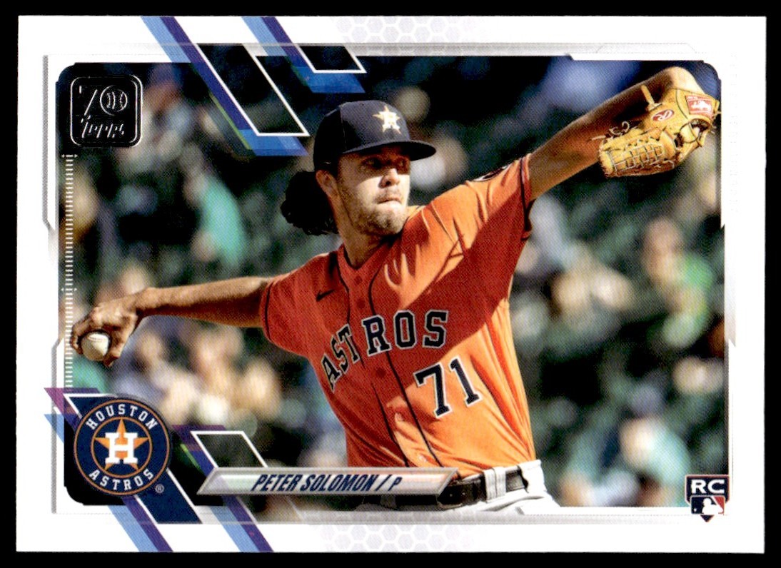 2021 Topps Update Peter Solomon RC Houston Astros #US109