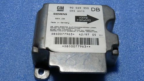 Opel VECTRA B Airbagsteuergerät steuergerät Airbag unit 90569350DB