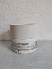 Vintage 70er Küchenwaage weiß von Soehnle Multi-Plus mit Waagschale/Deckel