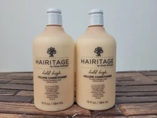 Hairitage Held High Hydrating Volume Conditioner Paraben Free, 13 fl Oz Set of 2