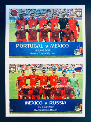2017-18 Panini FIFA 365 # 16 Portugal - Russia Confederations Cup sticker