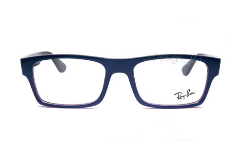 Ray Ban RB 7030 5398 Blue on Purple size 53/17/140 Made in Italy Eyeglasses - Picture 2 of 6