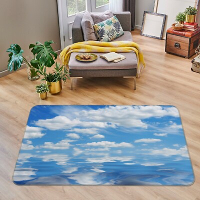 3D Beautiful Sky Clouds NAO7502 Game Rug Mat Elegant Photo Carpet Mat Fay