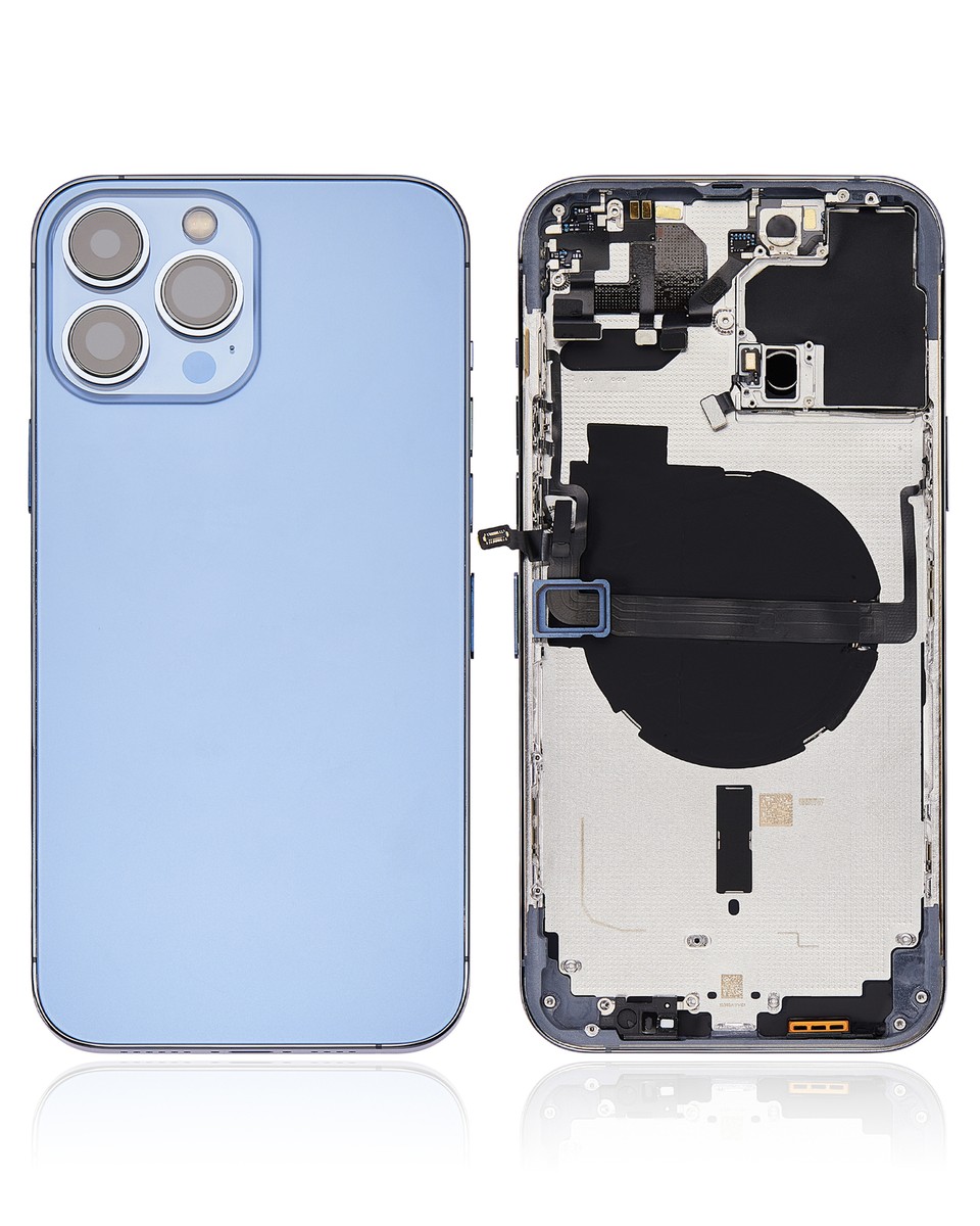 Back Housing W/ Small Components Pre-Installed For iPhone 13 Pro