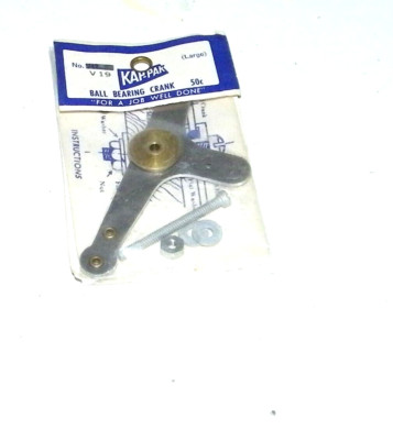 Vintage Model Gas Airplane KAP-PAK #V 19 Ball Bearing Crank ( Large ) NEW