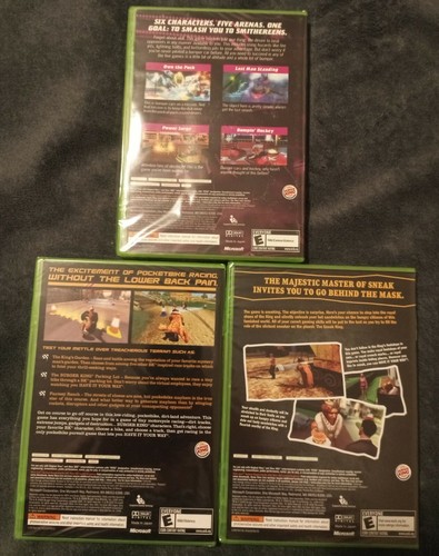 Burger King Xbox and Xbox 360 Games 3 for the price of 1 - Picture 2 of 3