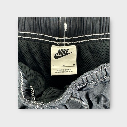 Nike Swoosh High Rise Black Casual Activewear Shorts Womens Medium New - Picture 6 of 13