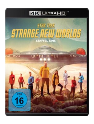 STAR TREK: STRANGE NEW WORLDS - STAFFEL 1 - 3 ULTRA HD BLU-RAY NEU