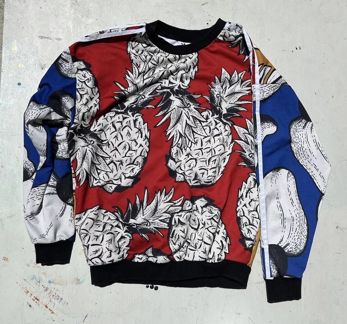 Women's Adidas Sweatshirt Multicolor Floral S Street Casual