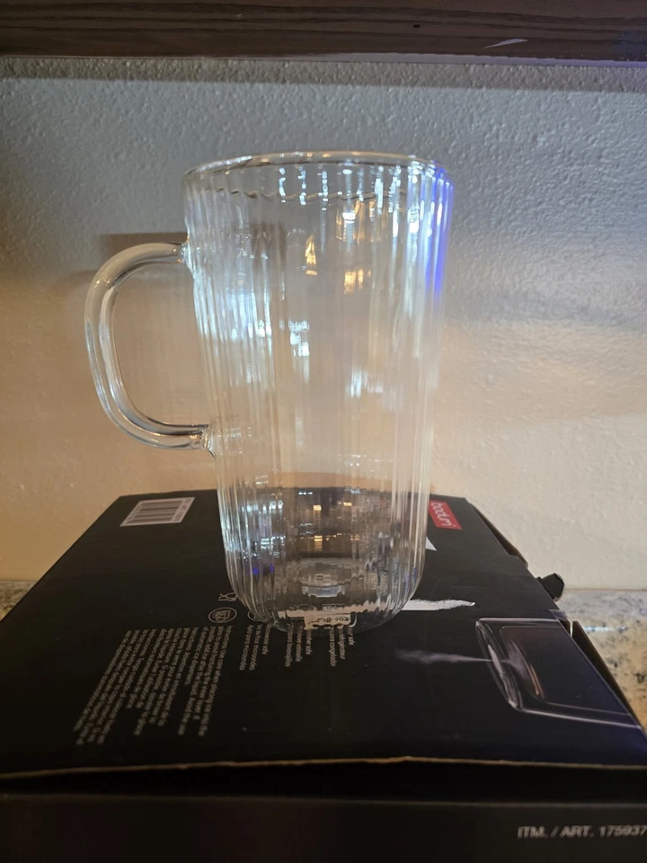 Juego de 4 vasos de pared Bodum Douro Doulbe café cerveza Foto 3 de 4