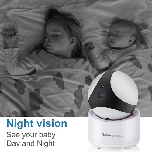 2025 Babysense 5" HD Baby Monitor Video Pan Tilt Camera CAM Talk KIDS BoxSS - Picture 4 of 10