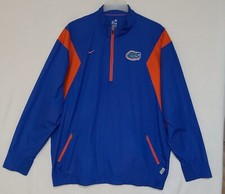 Vintage Team Nike Florida Gators Blue Pullover 1/4 Zip Windbreaker Men  s Sz XL