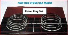 Piston Ring Set For 1932-45 Ford V8 Flathead 3 Ring W Alum. Pistons Std Size