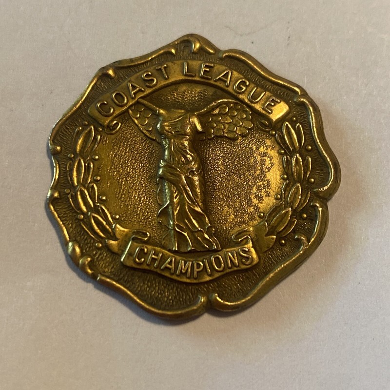VINTAGE “Coastal League Champions“brass