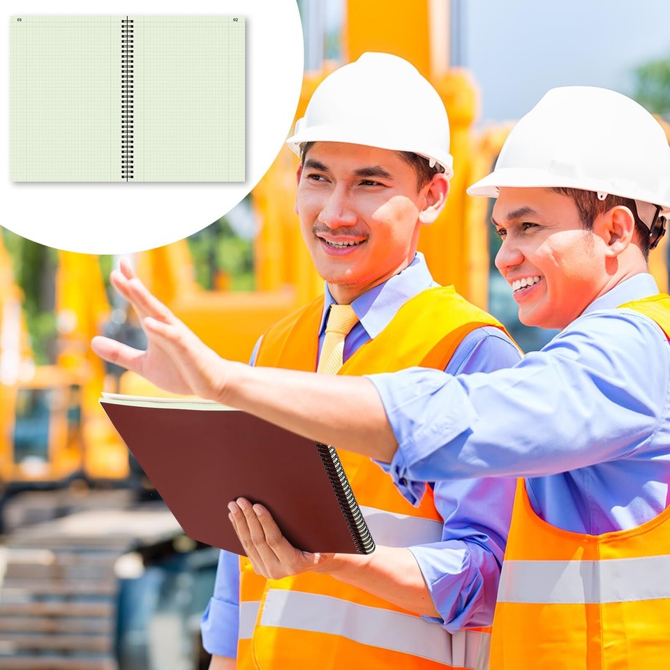 Fuyoooo 2 Pcs Computation Notebook Engineering Notebook for Drawings ...