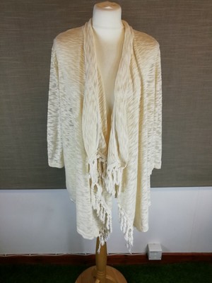 Edge Cardigan Tassel Edge 