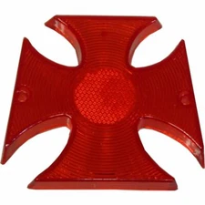 Maltese Cross Custom Rear Tail Light Replacement Lens