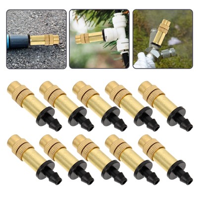 10pcs Mister Düse Ersatz Langer Kupferschlauchdüsennebel -Düsenanschluss