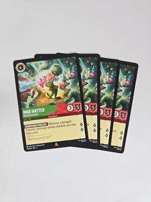 Mad Hatter Unruly Eccentric 94/204 Playset 4 cards - Archazia's Island