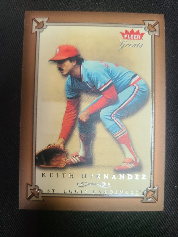 Keith Hernandez 2004 Fleer Greats of the Game #140 St. Louis Cardinals