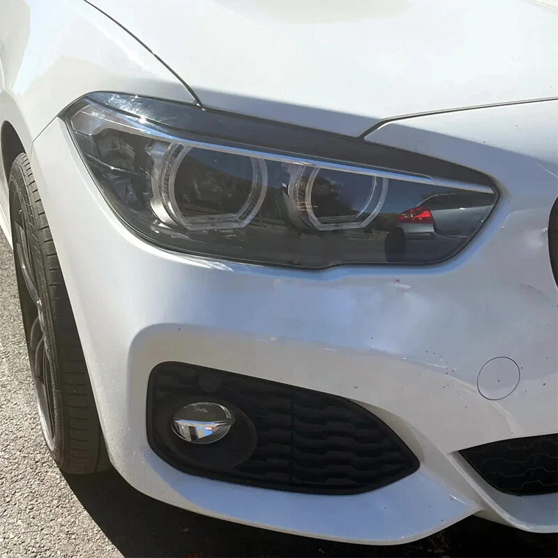 Cubierta de párpado de cejas de faros para BMW F20 F21 LCI M140i M135i 2015-2019 Foto 3 de 4
