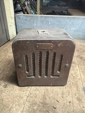 Vintage Art Deco Skyscraper Executone 302S Speaker Intercom Wood Case Parts USA