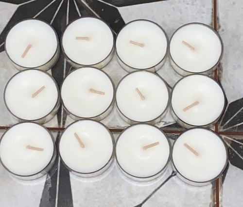 PARTYLITE~BOX OF 12~TEA LIGHT~CANDLES~BALSAM SNOW~V04922~NIB - Picture 4 of 8