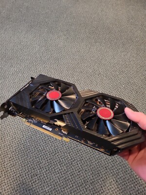 XFX AMD Radeon RX 580 Black Edition 8GB GDDR5 Graphics Card (RX-580P8DBDR)