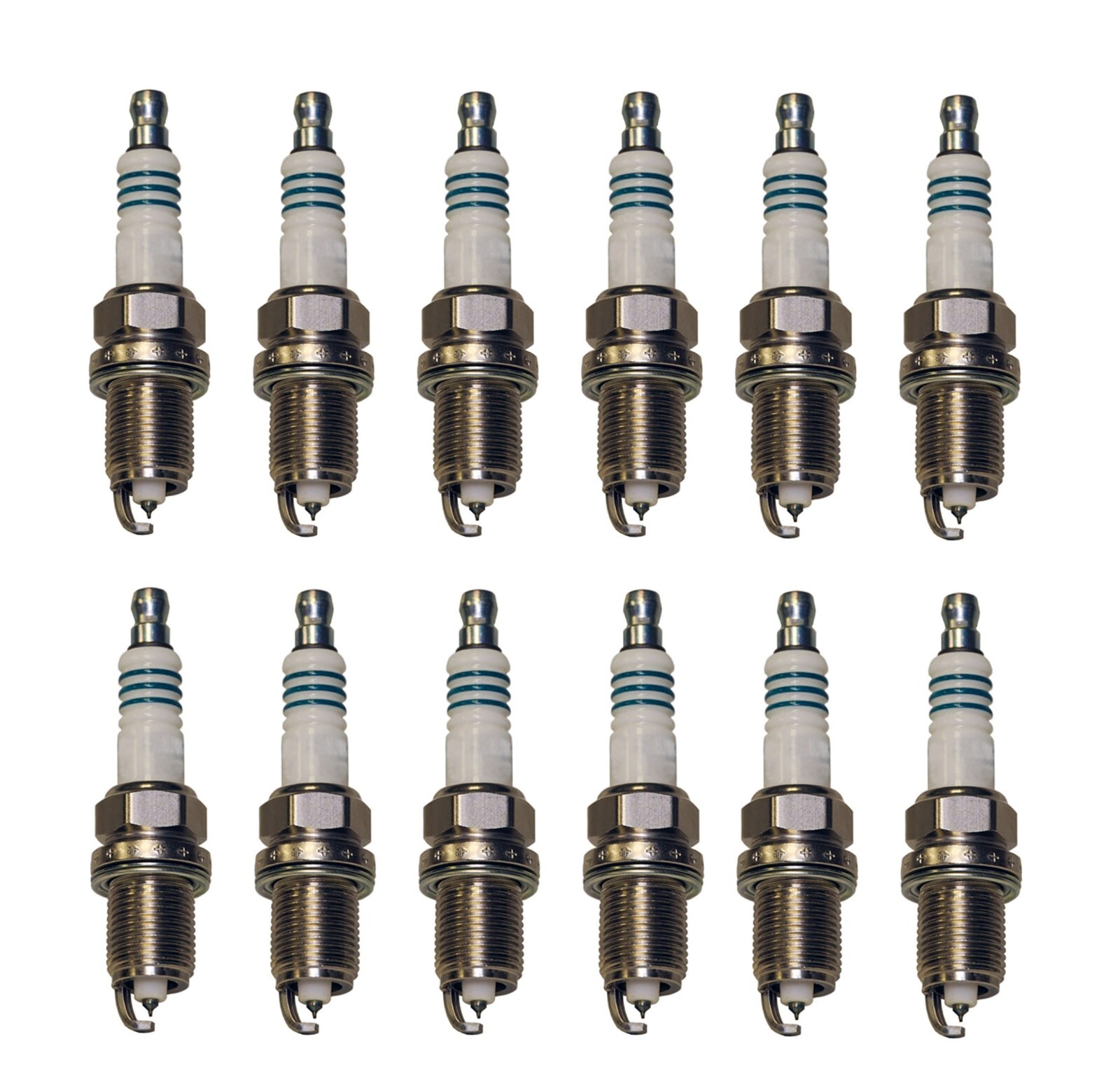 Set of 12 Spark Plugs Iridium Power Gap 0.044 For BMW E38 750iL E31 850Ci 5.4L