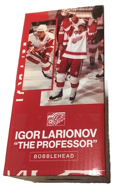 Igor Larionov Detroit Red Wings Bobblehead February 23, 2025 SGA-Unopened Box