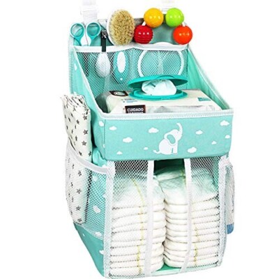 Cradle Star Diaper Caddy Changing Table Baby Organizer Hang on Crib,  Multipl