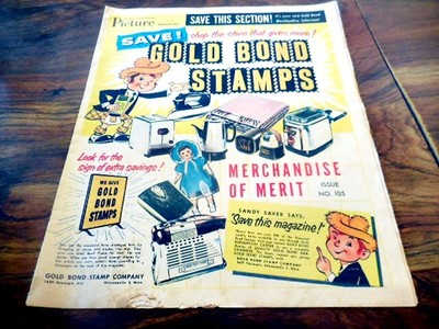 GOLD BOND STAMPS Vintage 1960's Newspaper Insert Section Catalog Ad -  RARE | eBay
