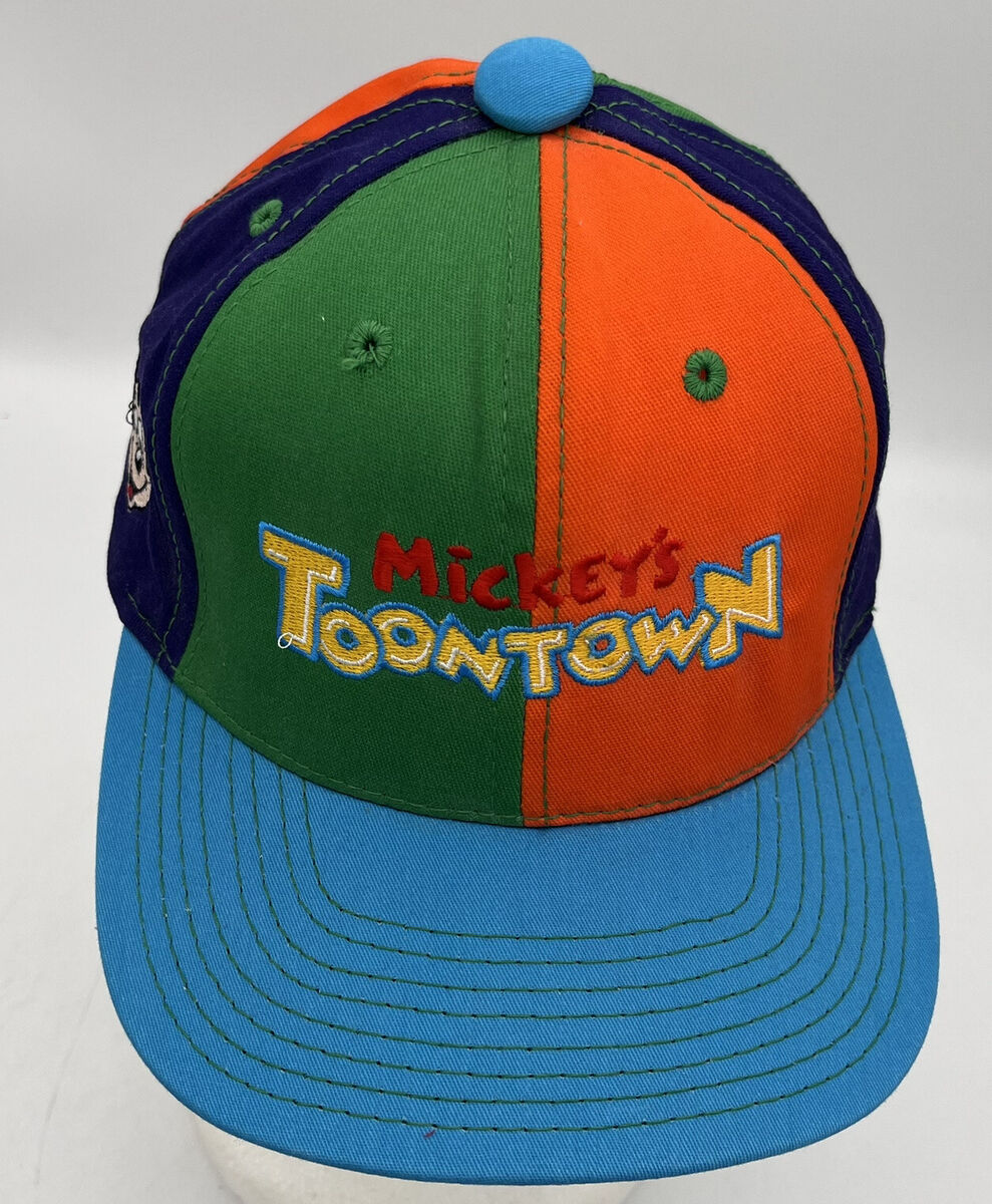 Goofy's Hat Co. Mickey's Toontown Colorblock Baseball Cap Hat Youth Size USA Goofy's Hat Co. Mickey's Toontown Colorblock Baseball Cap Hat Youth Size USA
