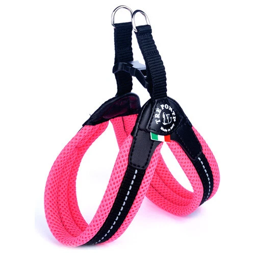Tre Ponti TF220 Easy Fit Soft Mesh Geschirr rosa für Hunde, Click-Verschluss