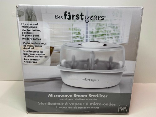 The First Years Microwave Steam Sterilizer Bottles,Pacifiers,etc. in Minutes - 第 1/3 張圖片