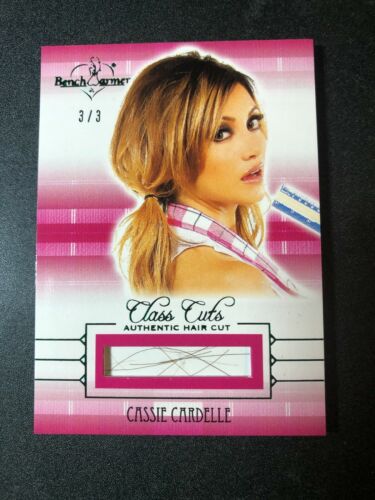 2018 Benchwarmer CASSIE CARDELLE Hot For Teacher CLASS CUTS Hair Swatch Green/3  - Picture 1 of 2