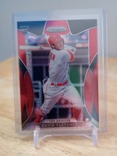 2019 Panini Prizm /299 Tier II Red Mojo Rookie Card #107 David Fletcher Angels