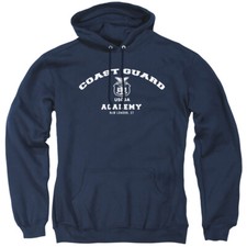 Coast Guard Academy Adult Pullover Hoodie Circle Logo, Navy, S-3XL