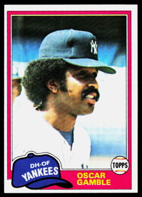 1981 Topps #139  Oscar Gamble