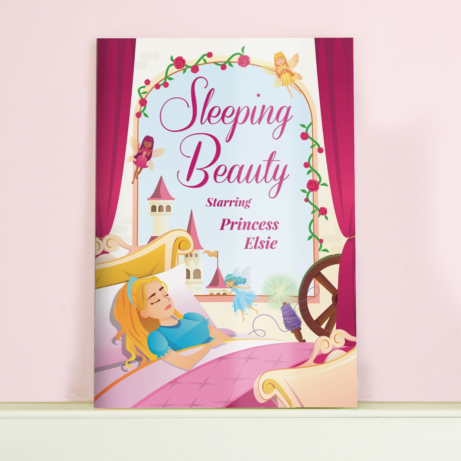 Personalised Book. Sleeping Beauty Story Book. Child's Birthday Gift, big sister