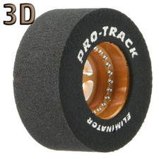 Pro Track Star 3D 1-3/16 x .500 Gold Drag Rear Wheels for 3/32 axle
